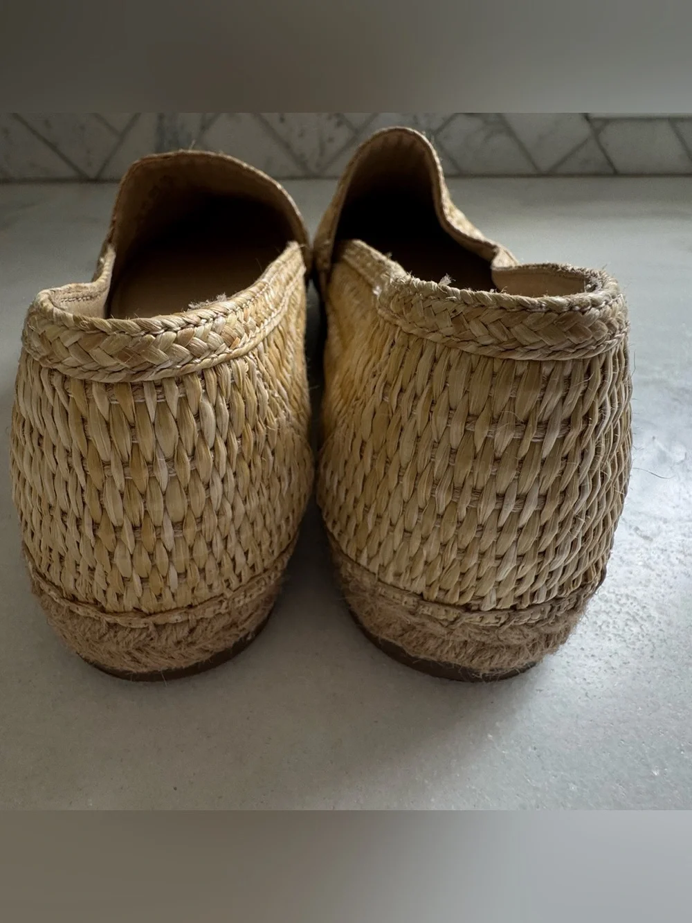J.McLaughlin Women's Natural Shira Raffia Espadrille 8